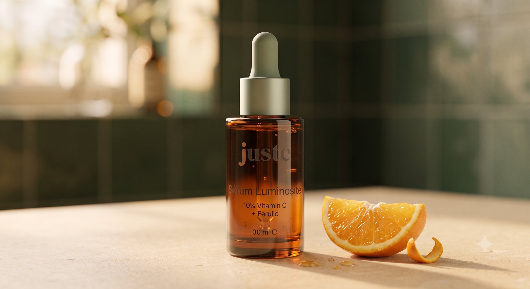 Sérum Luminosité — 10% Vitamin C + Ferulic